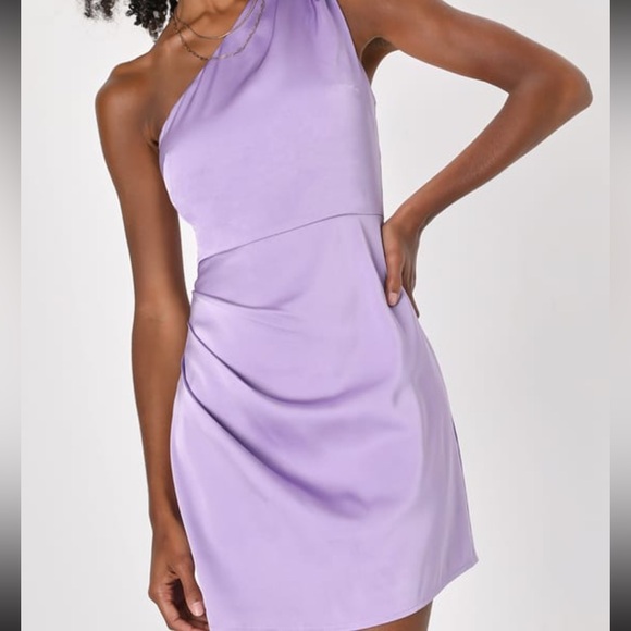 NEW SATIN LULU’S DRESS - Picture 1 of 4